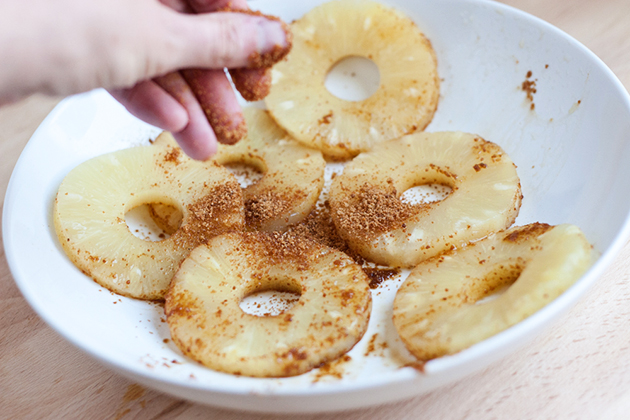 Tasty Kitchen Blog: Grilled Macadamia-Crusted Pineapple with Coconut Cream. Guest post by Natalie Perry of Perry's Plate, recipe submitted by TK member Taylor Kiser of Food Faith Fitness.