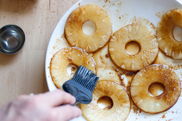 Tasty Kitchen Blog: Grilled Macadamia-Crusted Pineapple with Coconut Cream. Guest post by Natalie Perry of Perry's Plate, recipe submitted by TK member Taylor Kiser of Food Faith Fitness.